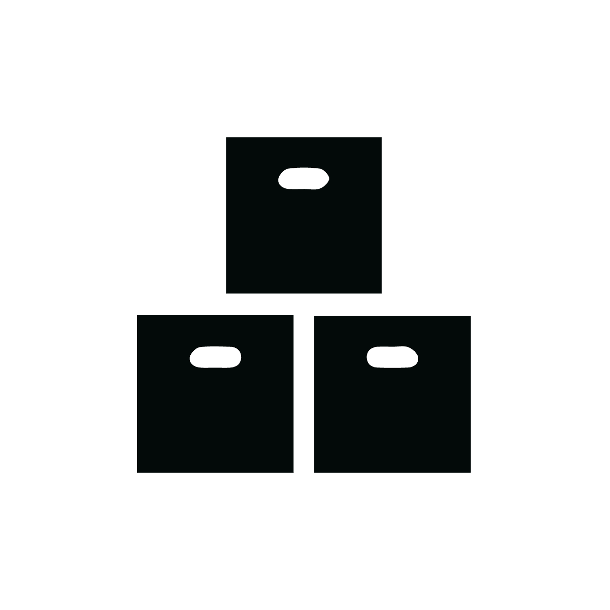 Icône de caisses de déménagement